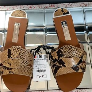 Zara Leather Sandal
